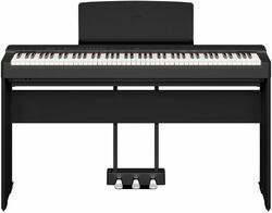 Portable digital piano Yamaha P-225 Black + L-200 B + LP-1 pédalier pour P225