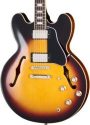 Semi-hollow electric guitar Epiphone 1962 ES-335 Reissue - Vintage burst