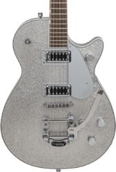 Single cut electric guitar Gretsch G5230T Electromatic Jet FT Single-Cut Bigsby - Silver sparkle
